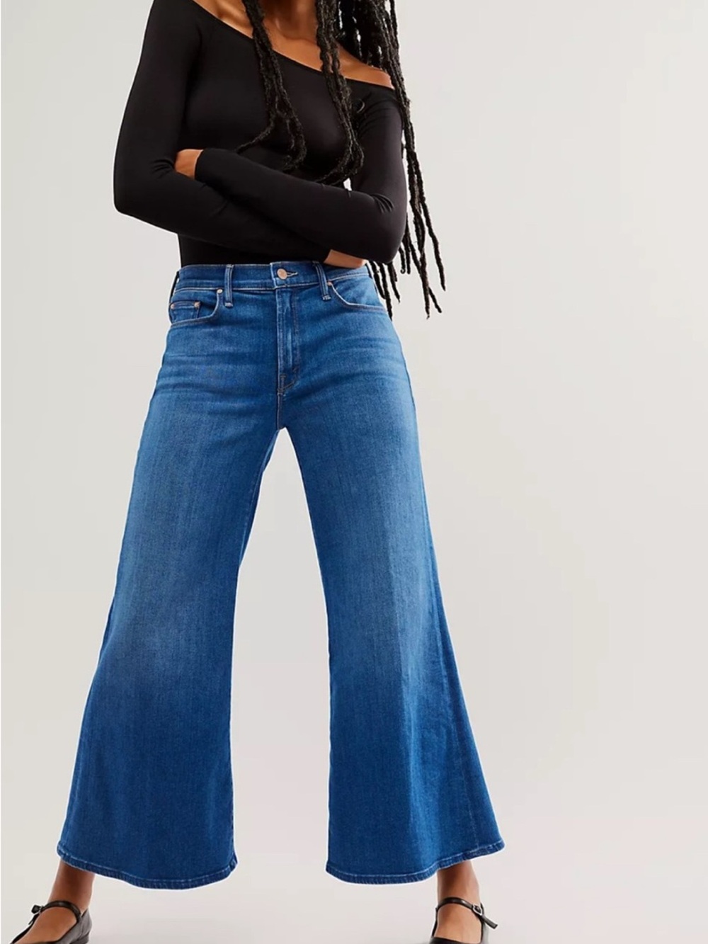 MOTHER The Down Low Twister Ankle Jeans We Got The Beat